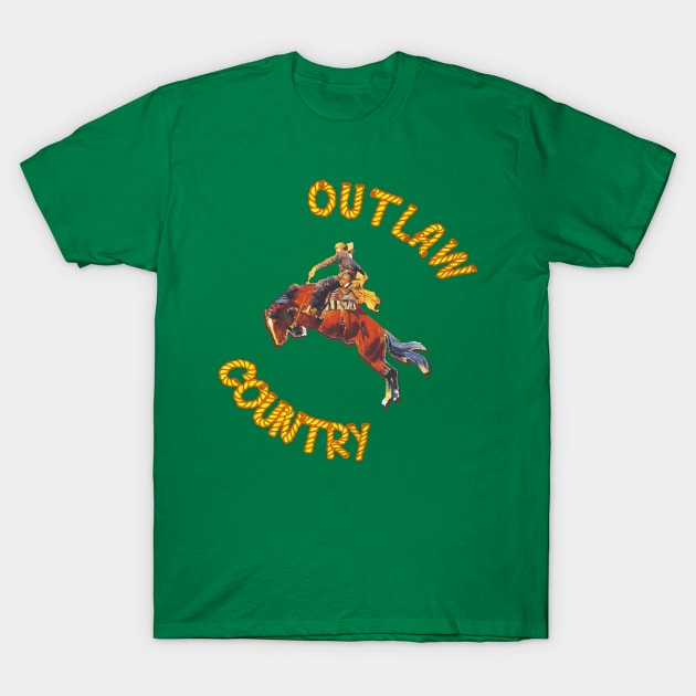 Outlaw Country, wooo! T-Shirt by edgarcat